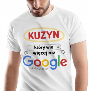 T-Shirt Męski Dla Kuzyna Koszulka M Prezent