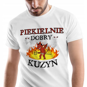 T-Shirt Męski Dla Kuzyna Koszulka S Prezent