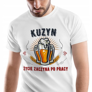 T-Shirt Męski Dla Kuzyna Koszulka S Prezent