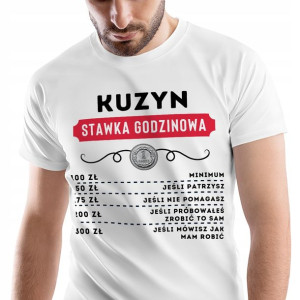 T-Shirt Męski Dla Kuzyna Koszulka XL Prezent