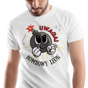 T-Shirt Męski Dla Leona Koszulka M Prezent