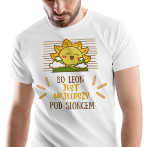 T-Shirt Męski Dla Leona Koszulka M Prezent