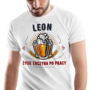 T-Shirt Męski Dla Leona Koszulka XXL Prezent