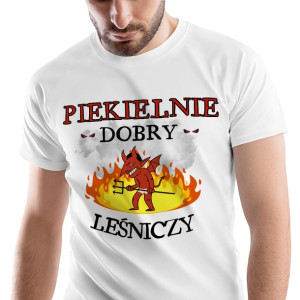 T-Shirt Męski Dla Leśniczego Koszulka L Prezent