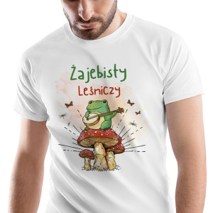T-Shirt Męski Dla Leśniczego Koszulka M Prezent