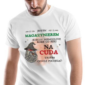 T-Shirt Męski Dla Magazyniera Urodziny XXL Prezent