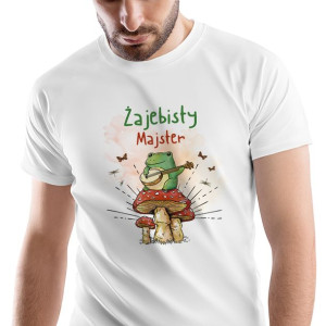 T-Shirt Męski Dla Majstra na Urodziny M Prezent