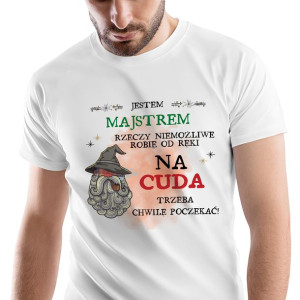 T-Shirt Męski Dla Majstra na Urodziny XL Prezent