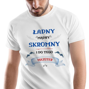 T-Shirt Męski Dla Majstra Urodziny XXL Prezent