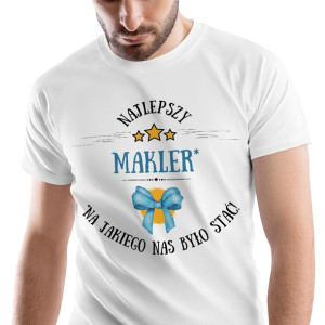 T-Shirt Męski Dla Maklera Koszulka XXL Prezent