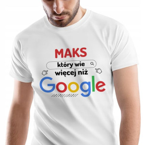 T-Shirt Męski Dla Maksa Koszulka XXL Prezent