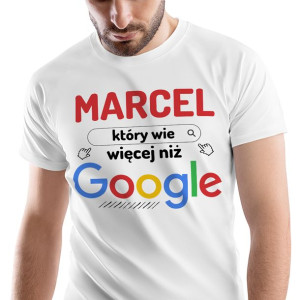 T-Shirt Męski Dla Marcela Koszulka M Prezent