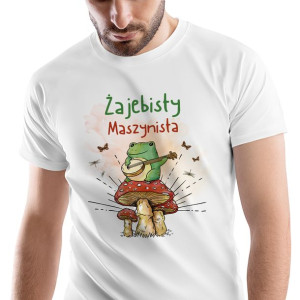 T-Shirt Męski Dla Maszynisty Koszulka XL Prezent