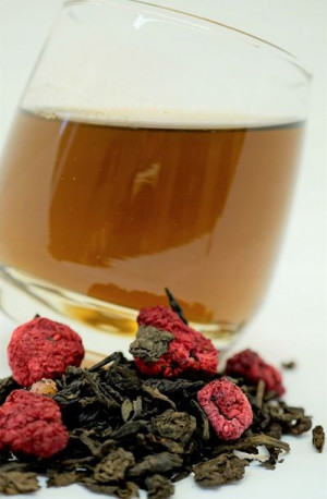 PIĘKNA I BESTIA 250 g herbata PUERH imbir+malina