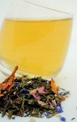 RAJSKI PTAK 250 g herbata zielona SENCHA lilia