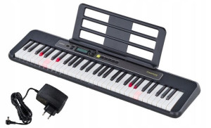 Keyboard Casio Lk-s250 +zasilacz 5 Lat Gwarancji
