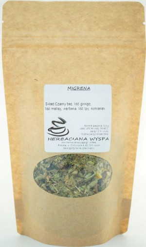 MIGRENA 250 g herbata ziołowa łagodzi objawy
