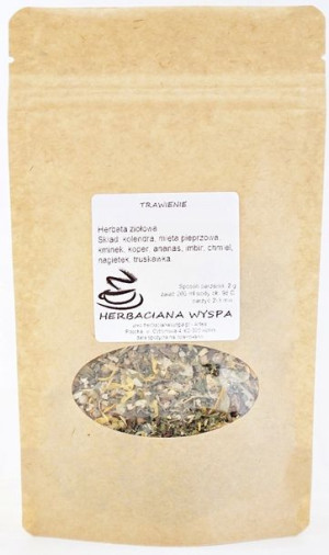 TRAWIENIE 250 g herbata ziołowa - mięta, kolendra.