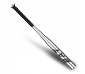 Kij Baseballowy Aluminiowy 34 Cale (Srebrny)