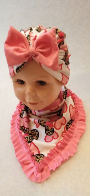 Turban czapka chusta minnie roz. 56/58