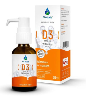Avitale, D3 2000 IU x 30 ml (D w kroplach)