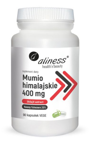 Mumio himalajskie (Shilajit extract) 400mg  x 90 Vege caps.