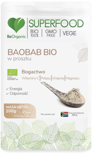 Baobab BIO w proszku 200g