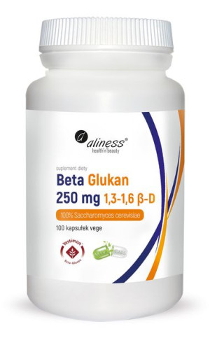 Beta Glukan Yestimun® 1,3-1,6 β-D  250 mg x 100 Vege caps.(beta glukany)