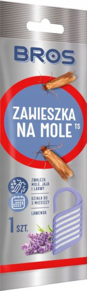 BROS Zawieszka na Mole Odzieżowe Lawenda do 3 mcy