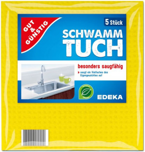 Gut&Gunstig Ściereczki Gąbczaste Niemieckie x5