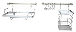 Reling Kuchenny 10 Elementowy Metlex Mx-4540 Srebrny