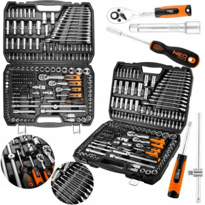 Neo Tools Zestaw Narzędzi 216 szt. Klucze Walizka