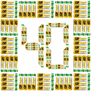 GP Super Baterie AAA Alkaliczne Małe Paluszki LR03