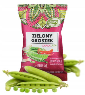 Crispy Natural Zielony groszek z p. chakalaka 25g