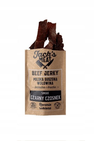 Suszona wołowina czarny czosnek Jack's Meat 30g