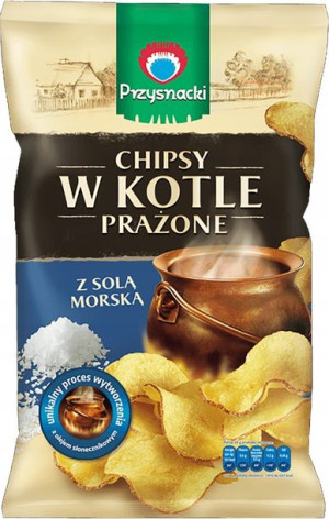 Przysnacki Chipsy prazone w kotle z solą morską
