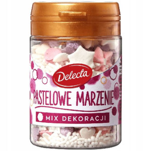Delecta Mix Dekoracji Pastelowe Marzenie posypka