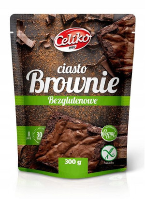 Bezglutenowe Ciasto Brownie Koncentrat 300g Celiko