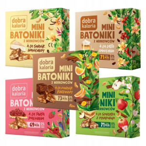Dobra Kaloria Mini Batoniki - zestaw 5 smaków