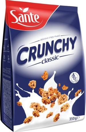 Sante Crunchy Klasyczne płatki zbożowe 350g