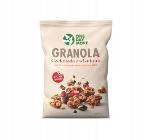 OneDayMore Granola Czekolada z wiśniami 350g