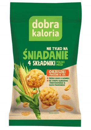 12x Dobra Kaloria Śniadanie Kulki orzeszki 40g
