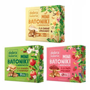 Dobra Kaloria Mini Batoniki - zestaw 3 smaków