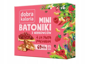 Dobra Kaloria Mini Batoniki tarta malinowa 102g
