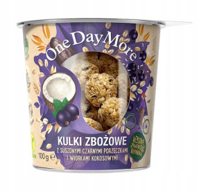 OneDayMore Kulki zbożowe porzeczki i kokos 100g