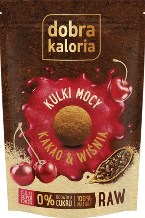 6x Dobra Kaloria Kulki Mocy Kakao & Wiśnia 58g