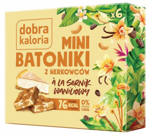 Dobra Kaloria Mini Batoniki sernik waniliowy 102g