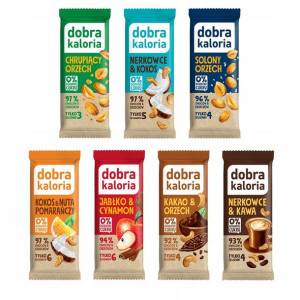 Dobra Kaloria - spróbuj 7 smaków 7 x 1 = 7 szt.