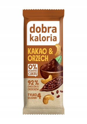 Dobra Kaloria Baton Kakao & Orzech 20 x 35g