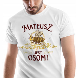 T-Shirt Męski Dla Mateusza Koszulka M Prezent